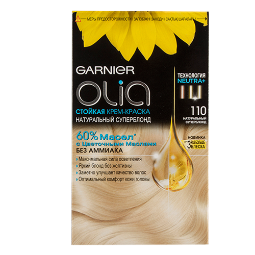 

Краска для волос GARNIER OLIA тон 110 Ультраблонд
