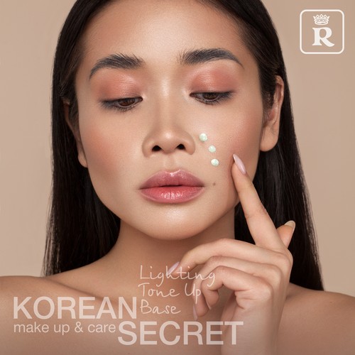 База под макияж `RELOUIS` `KOREAN SECRET` MAKE UP & CARE LIGHTING TONE UP BASE