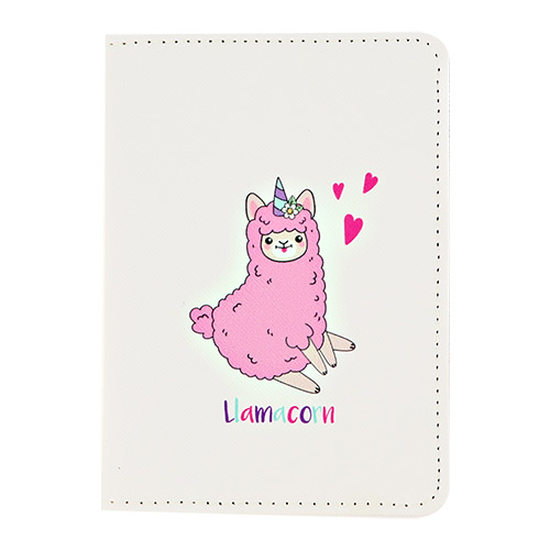 

Обложка для паспорта LADY PINK lama pink