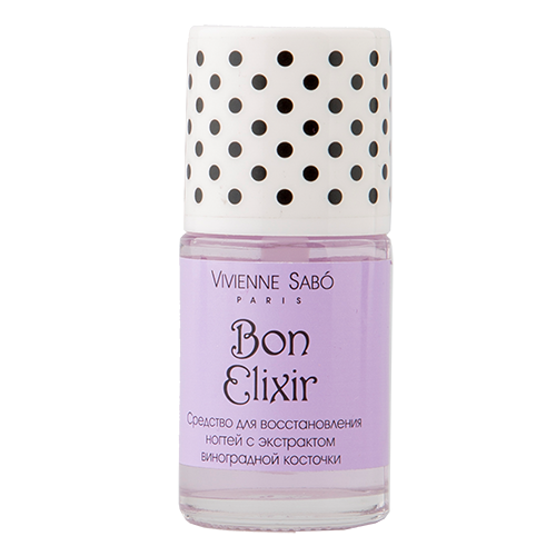 

Средство для восстановления ногтей VIVIENNE SABO BON ELIXIR с экстрактом виноградной косточки 15 мл