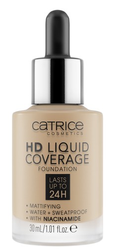 Основа тональная для лица CATRICE HD LIQUID COVERAGE FOUNDATION тон 050 rosy ash