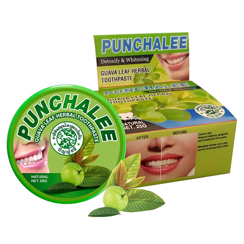 

Паста зубная PUNCHALEE с экстрактом листьев гуавы 25 г