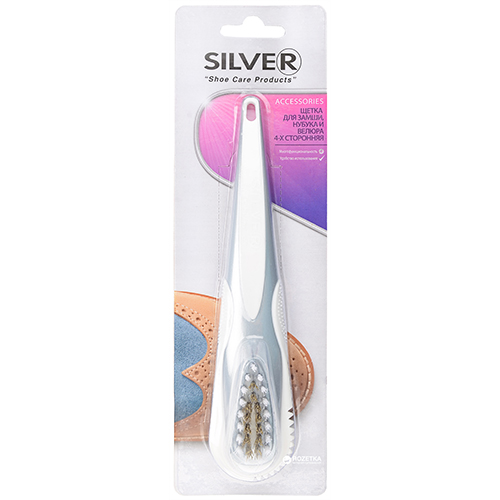 

Щетка SILVER ACCESSORIES для замши, нубука и велюра