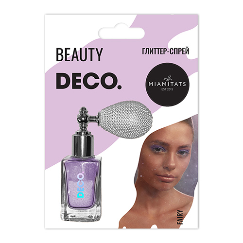 

Глиттер-спрей для лица, тела и волос DECO. by Miami tattoos Fairy