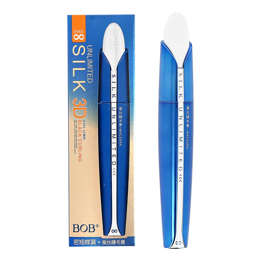 BOB Тушь для ресниц BOB SILK MASCARA BLUE черная