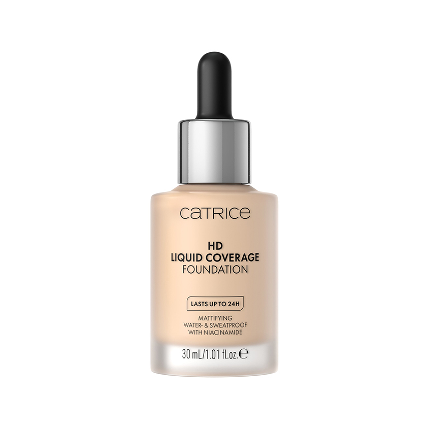 Основа тональная для лица CATRICE HD LIQUID COVERAGE тон 010 Light Beige