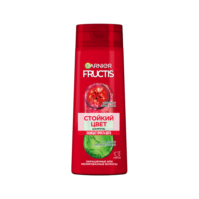 Шампунь для волос GARNIER FRUCTIS ГОДЖИ СТОЙКИЙ ЦВЕТ укрепляющий для окрашенных или мелированных волос 250 мл