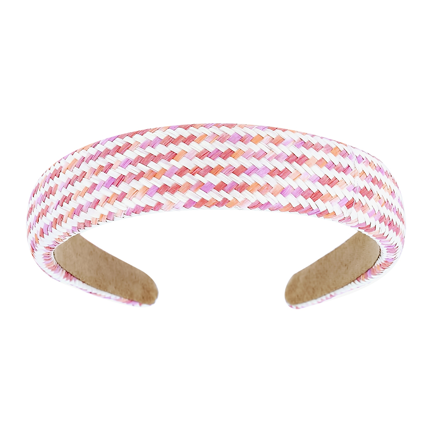 

Ободок LADY PINK straw