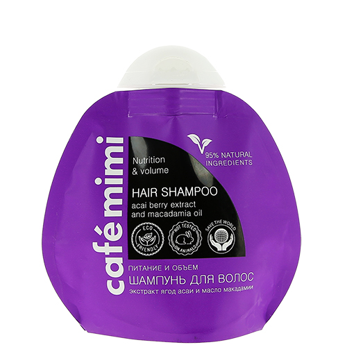 Шампунь для волос `CAFE MIMI` Питание и объем 100 мл