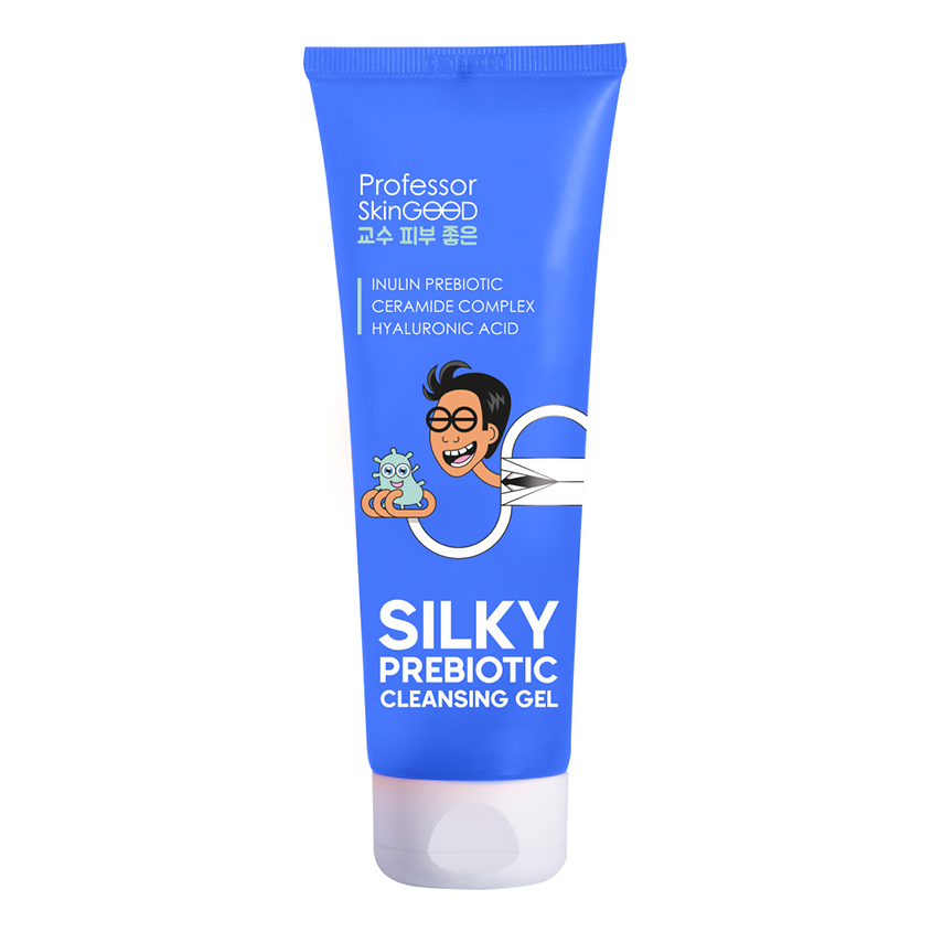 гель для умывания professor skingood гель для умывания лица silky prebiotic cleansing gel увлажняющий с пребиотиками Гель для умывания PROFESSOR SKINGOOD увлажняющий 120 мл