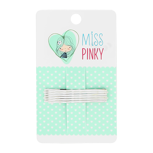

Набор невидимок MISS PINKY 6 шт