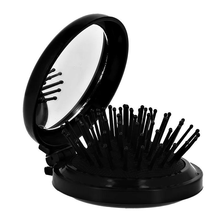 Расческа для волос с зеркалом `LADY PINK` ромашка