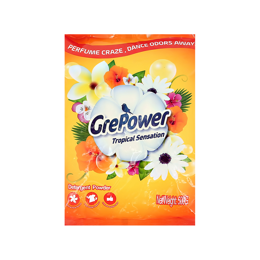 GREPOWER Средство для стирки GREPOWER с тропическим ароматом 500 г