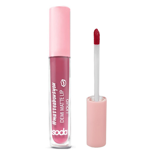 

Помада для губ SODA DEMI MATTE LIP LIQUID матовая жидкая тон 007 pinky promise