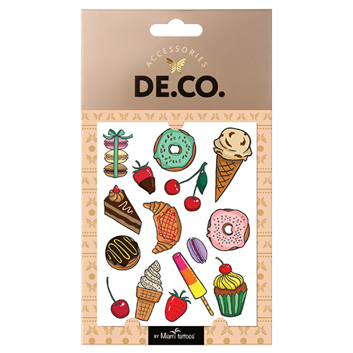 

Татуировка для тела DE.CO. TASTY by Miami tattoos переводная Delicious