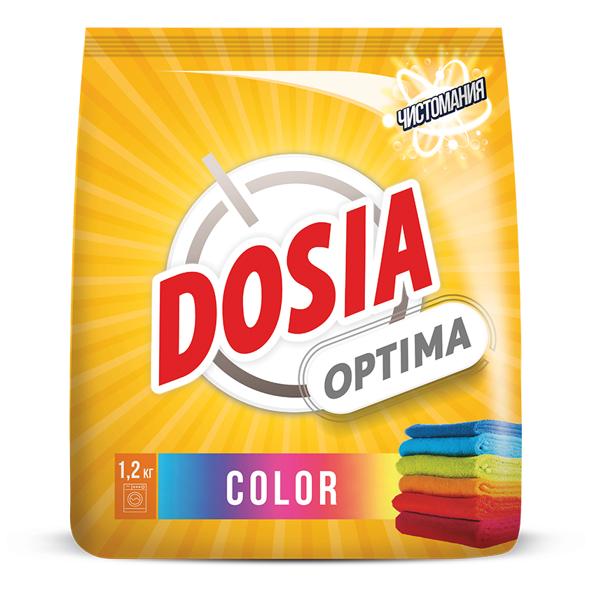 порошок стиральный dosia optima color 8кг DOSIA Порошок стиральный DOSIA Color 1,2 кг