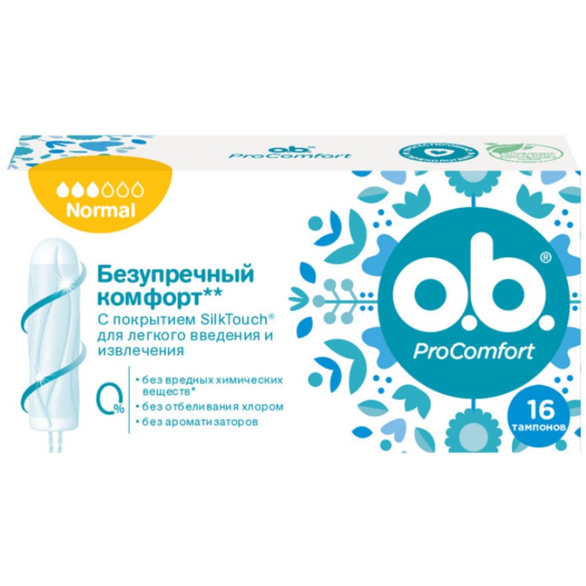 O.B. Тампоны O.B. PRO COMFORT Normal 16 шт