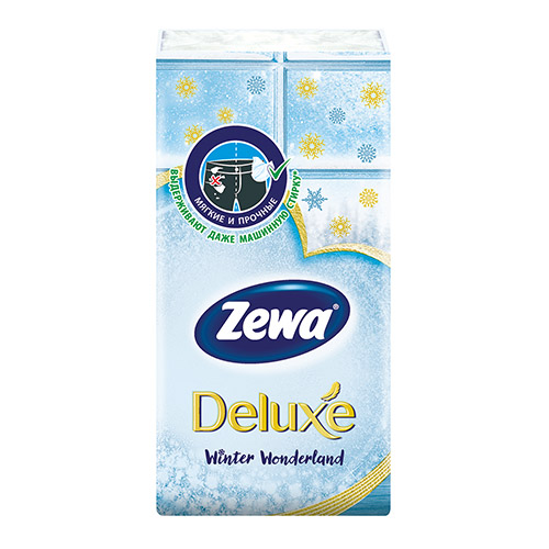 

Платочки носовые ZEWA DELUXE 3-х слойные 10 шт