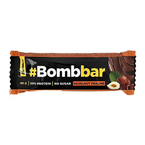 BOMBBAR Батончик глазированный BOMBBAR Фундучное пралине 40 г