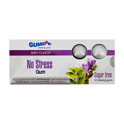 

Жевательная резинка GUMDE CHEWING GUMS NO STRESS со вкусом мяты без сахара 10 шт