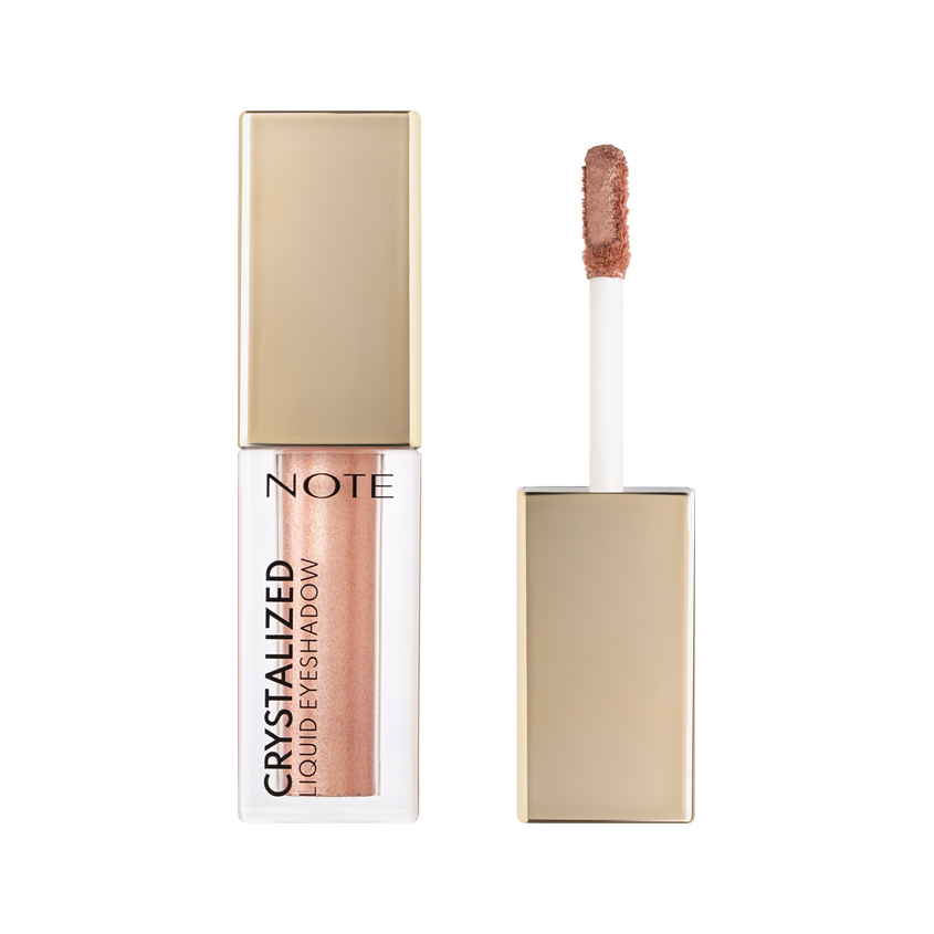 Тени для глаз NOTE CRYSTALIZED жидкие тон 01 Soft elegance