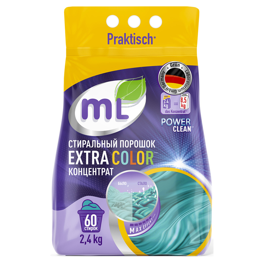 Порошок стиральный ML EXTRA COLOR концентрат 2,4 кг