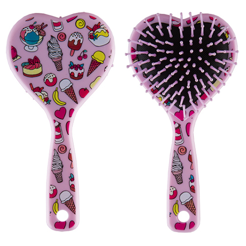 

Расческа для волос MISS PINKY HEART массажная розовая