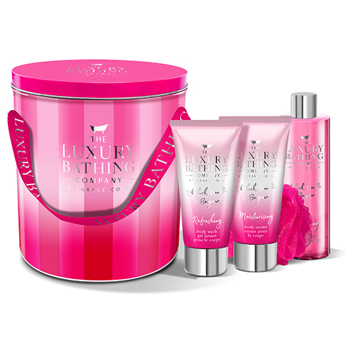 

Набор подарочный женский THE LUXURY BATHING BY GRACE COLE RHUBARB VANILLA & BERGAMOT пена для ванны 250 мл, гель для душа 150 мл, крем для тела 150 мл, мочалка