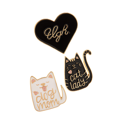 

Набор брошей LADY PINK 3 шт