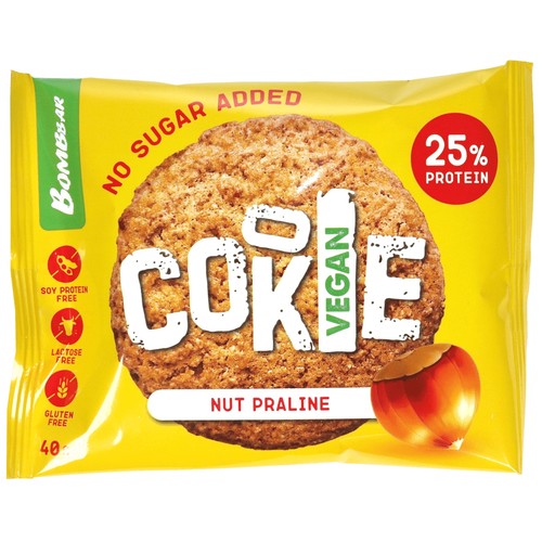 

Печенье неглазированное BOMBBAR VEGAN cо вкусом орехового пралине 40 г