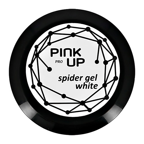

Паутинка-гель для ногтей UV/LED PINK UP PRO spider gel white тон 02 5 мл