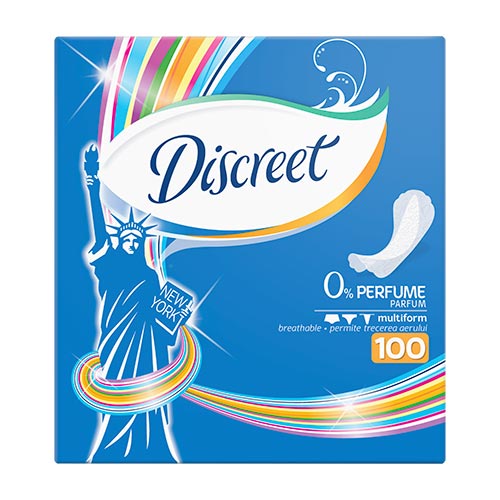 

Прокладки ежедневные DISCREET No Perfume 100 шт