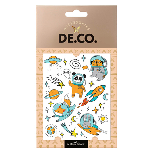 

Татуировка для тела DE.CO. MINI ME by Miami tattoos переводная Rocket