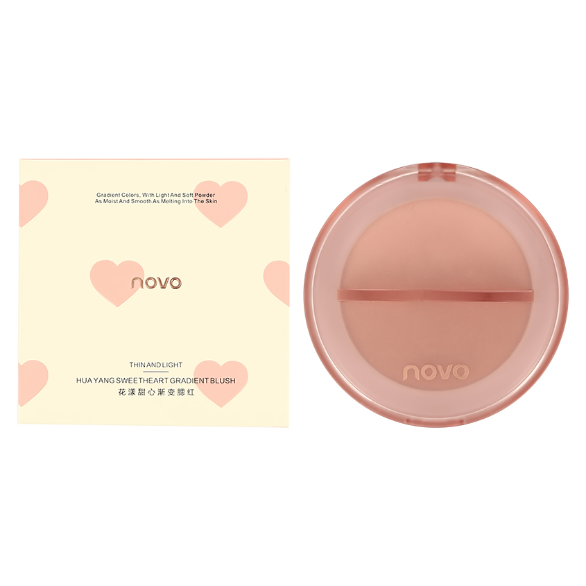 NOVO Румяна для лица NOVO SWEETHEART GRADIENT BLUSH тон 03