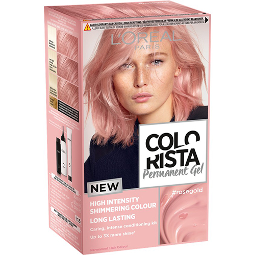 

Крем-краска для волос LOREAL COLORISTA розовое золото 150 мл