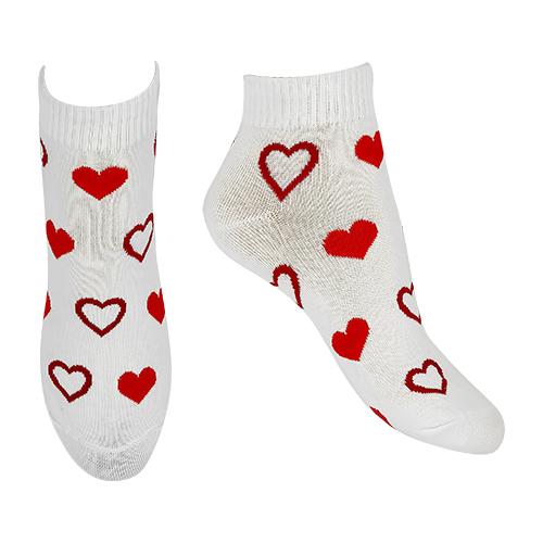 

Носки SOCKS HEART белые