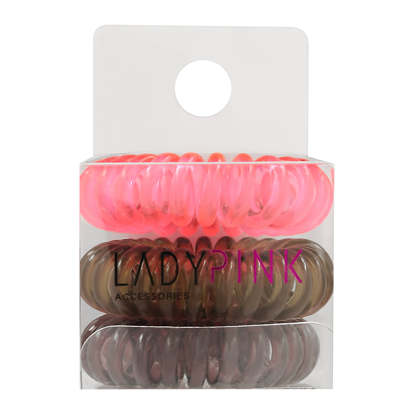 LADY PINK Набор резинок LADY PINK BASIC SLINKY box 3 шт