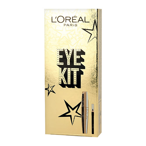 

Набор подарочный женский LOREAL тушь для ресниц VOLUME MILLION LASHES LIMITED черная, карандаш для глаз черный