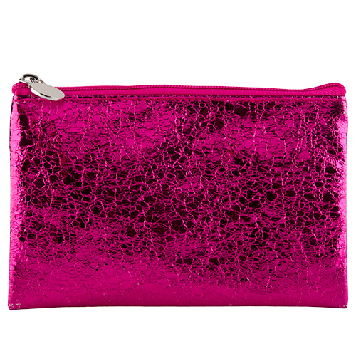 

Косметичка LADY PINK FOIL мини прямоугольная малиновая