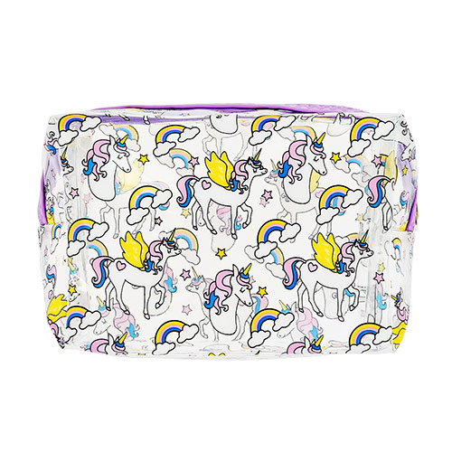 Косметичка LADY PINK с принтом Unicorn