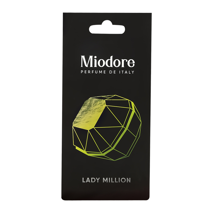 MIODORE Ароматизатор MIODORE AROMA RICHE Lady Million №4 miodore ароматизатор miodore aroma riche jado 1