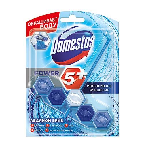 

Подвеска для унитаза DOMESTOS Ледяной бриз 53 г