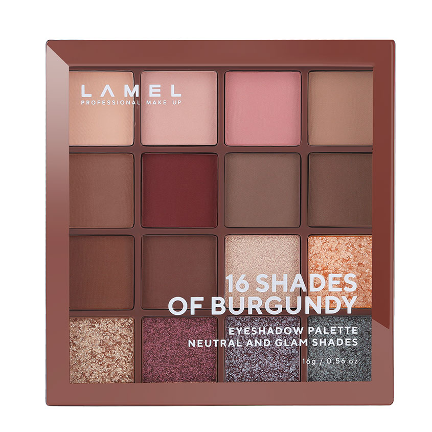 

Набор теней для век LAMEL PROFESSIONAL 16 SHADES OF BROWN тон 16-4