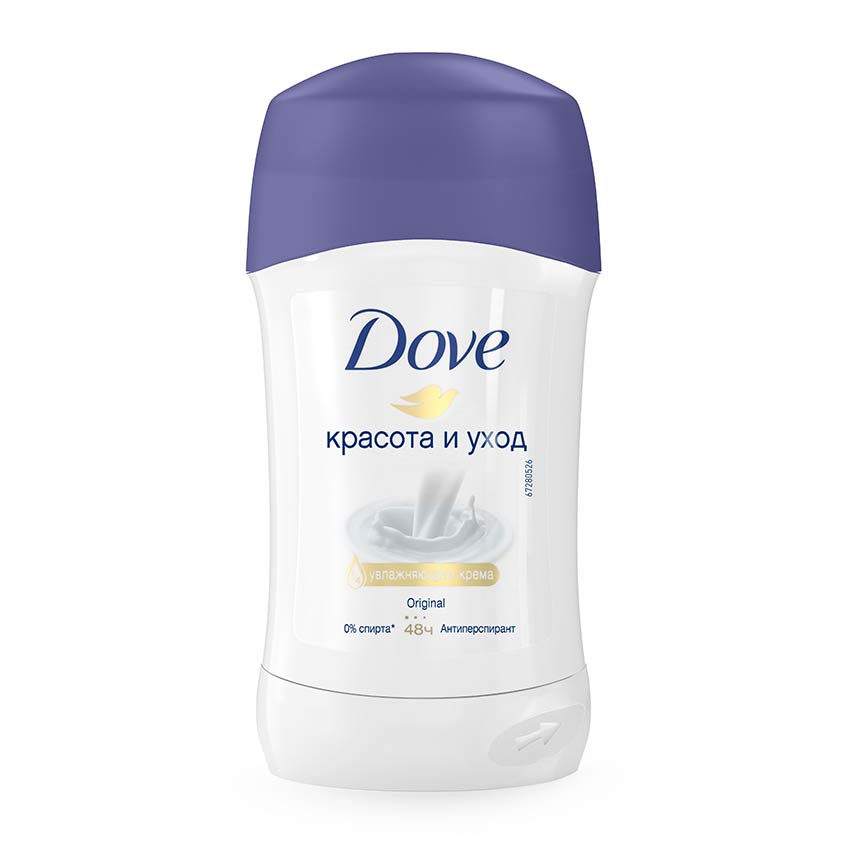 DOVE Део-стик жен. DOVE ORIGINAL антиперспирант 40 мл dove део стик жен dove invisible dry антиперспирант 40 мл