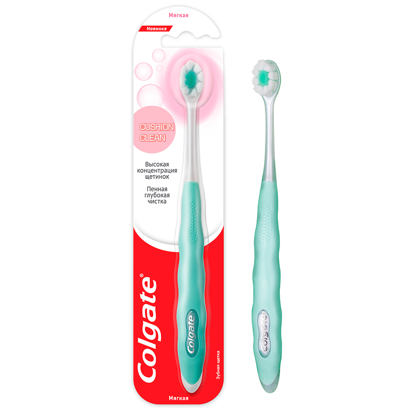 Щетка зубная COLGATE CUSHION CLEAN мягкая