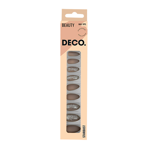 

Набор накладных ногтей DECO. STARDUST concrete 24 шт + клеевые стикеры 24 шт