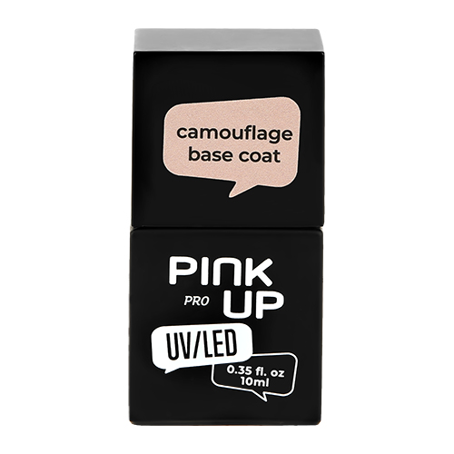Камуфлирующая база для ногтей UV/LED `PINK UP` `PRO` camouflage base coat тон 02 10 мл