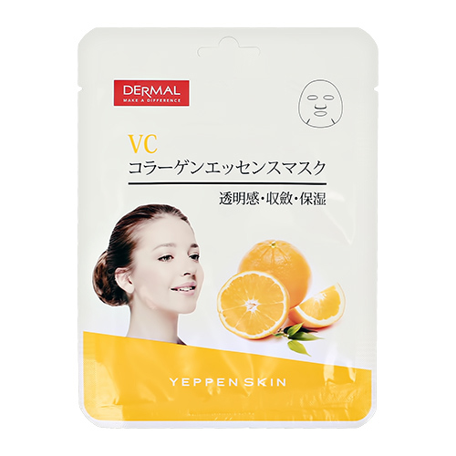 

Маска для лица DERMAL YEPPEN SKIN с коллагеном и витамином С тонизирующая 23 г