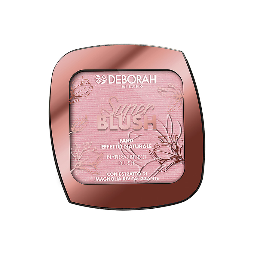 Румяна для лица DEBORAH SUPER BLUSH тон 04 персиковый сияющий