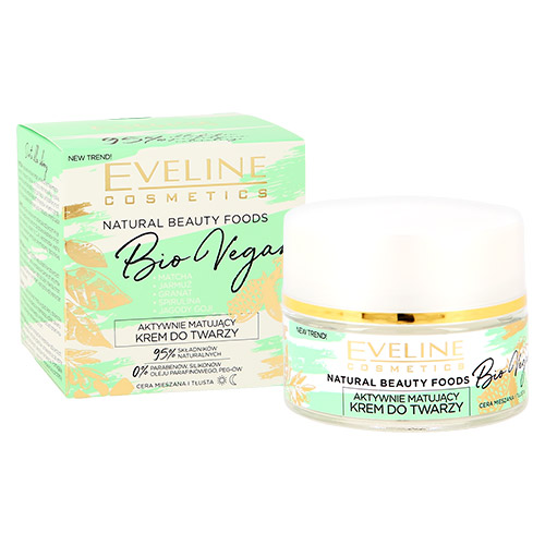 

Крем для лица EVELINE BIO VEGAN дневной и ночной активный матирующий 50 мл